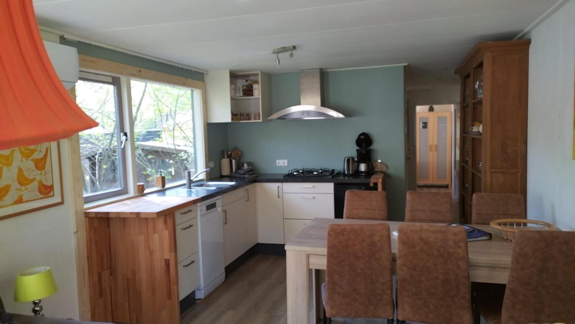 Wulft 47 Zonnig Gezellig 6P Chalet Met Zwembad In Bosrijke Omgeving Op Familie Camping De Vossenburcht IJhorst 外观 照片