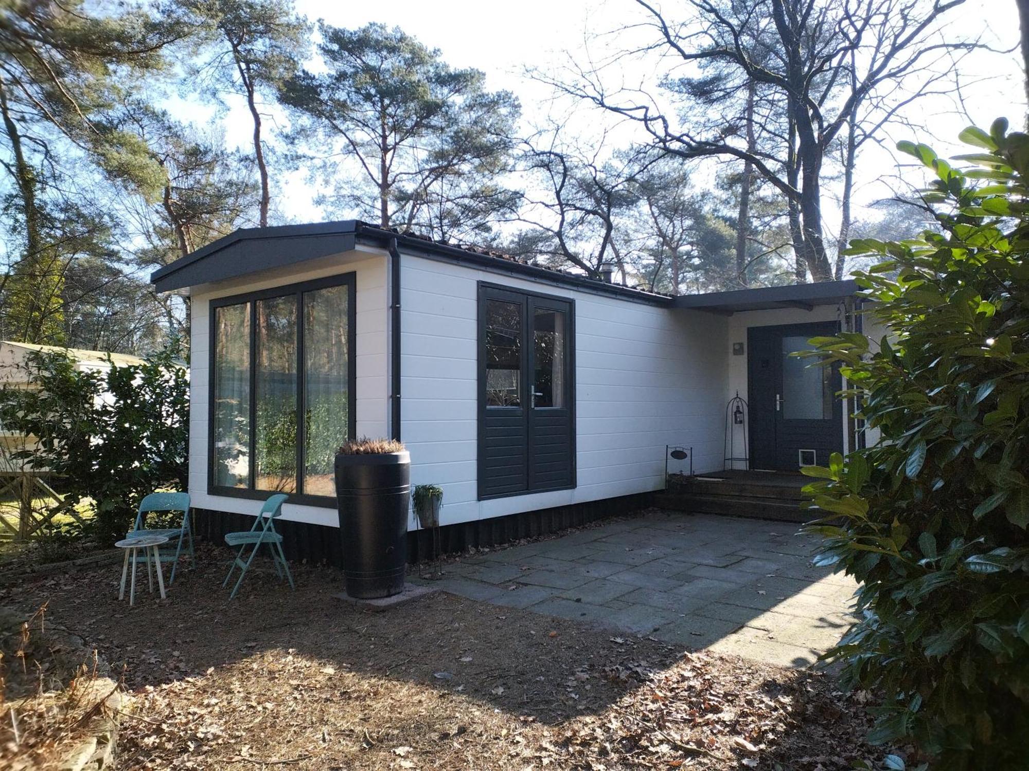 Wulft 47 Zonnig Gezellig 6P Chalet Met Zwembad In Bosrijke Omgeving Op Familie Camping De Vossenburcht IJhorst 外观 照片